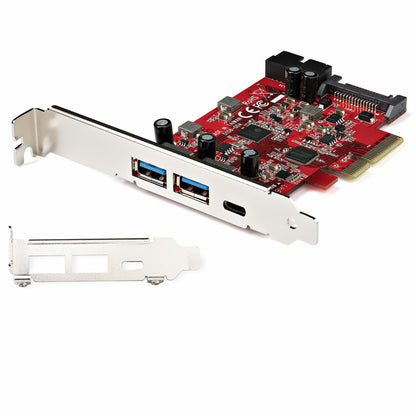 StarTech.com 5-Port USB PCIe Card - 10Gbps USB 3.2 Gen 2 PCIe Card w/ 1x USB-C & 2x Hub