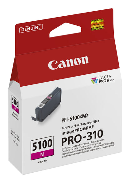 Canon 6954C001/PFI-5100M Magenta Ink Cartridge (Canon IPF PRO-310)