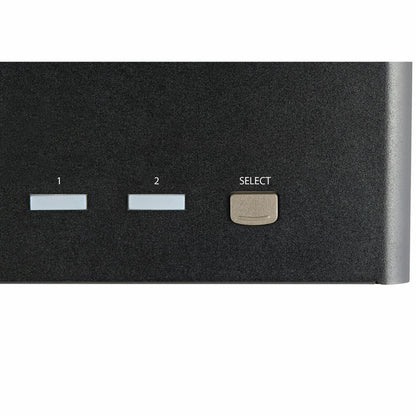 StarTech.com 2 Port Triple Monitor DisplayPort KVM Switch - 4K 60Hz UHD HDR