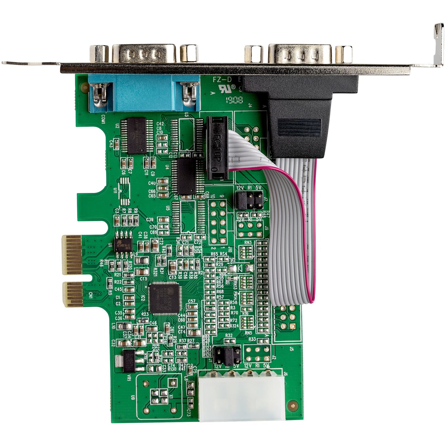 StarTech.com 2-port PCI Express RS232 Serial Adapter Card - PCIe RS232 Serial Host Hub (EX2S953)