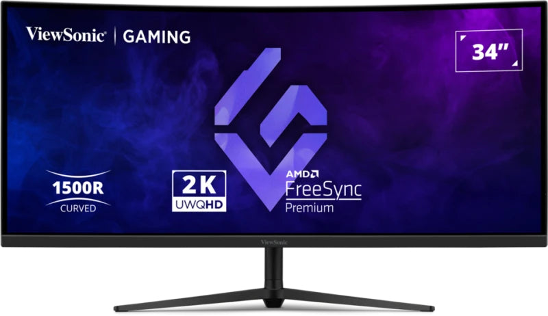 ViewSonic VX3418C-2K 34" UWQHD VA 180Hz Curved Monitor