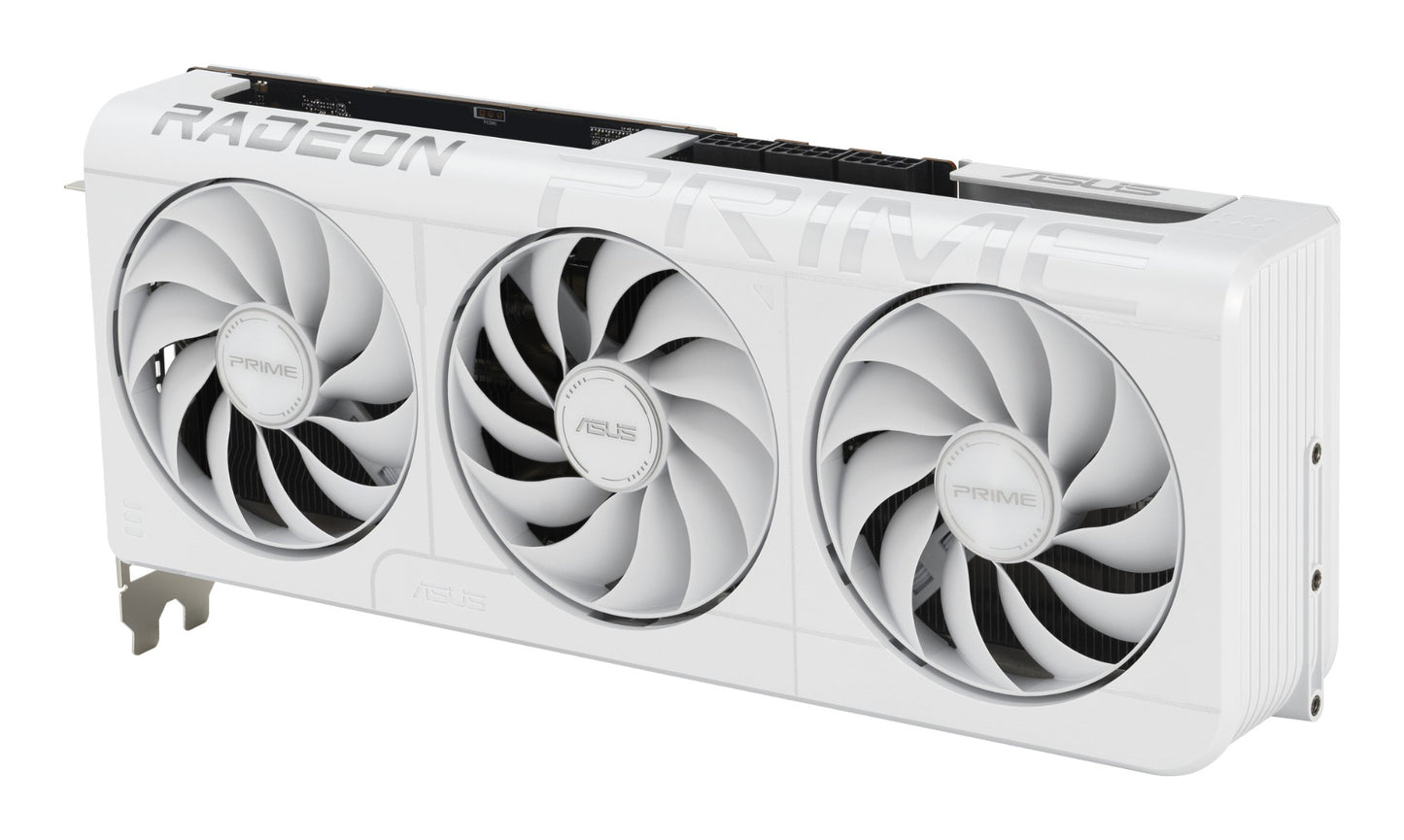 ASUS Prime Radeon RX 9070 XT 16GB GDDR6 Graphics Card (White)