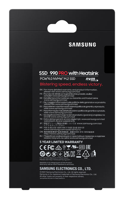 Samsung MZ-V9P2T0CW 2TB M.2 NVMe PCIe Gen4 SSD