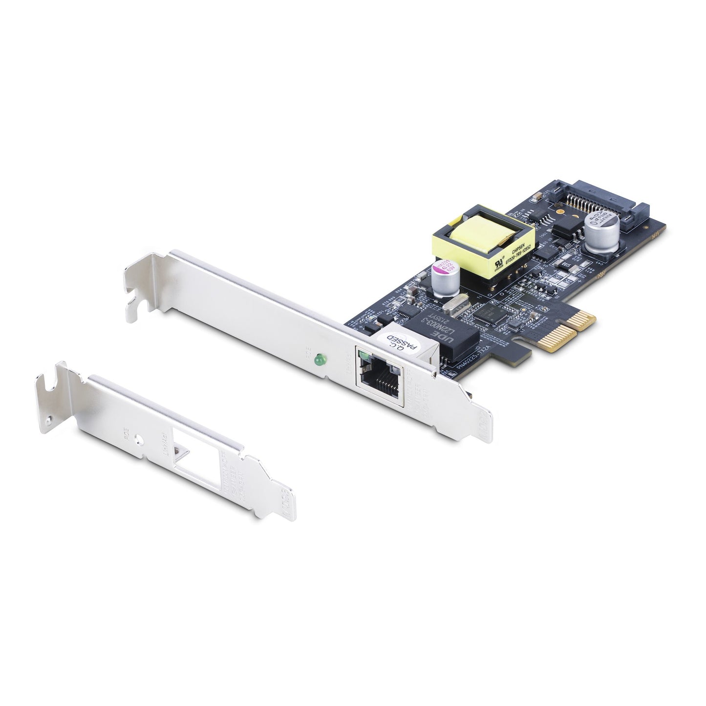 StarTech.com 1-Port 2.5Gbps NBASE-T PoE Network Card, Intel I225-V, 802.3af/at PoE+ Network Adapter