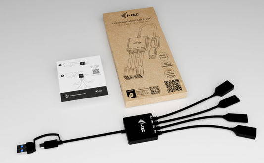 i-tec USB-C/USB-A Cable HUB 4 port