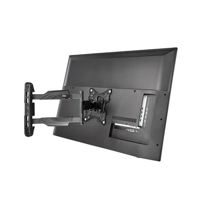 StarTech.com Full Motion TV Wall Mount - 32-55 inch (77lb/35kg) VESA Displays - Low