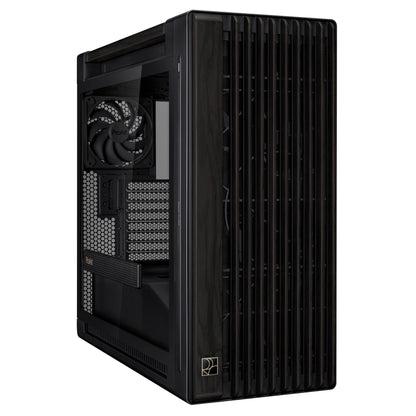 ASUS ProArt PA602 Wood Edition Midi Tower Black PC Case