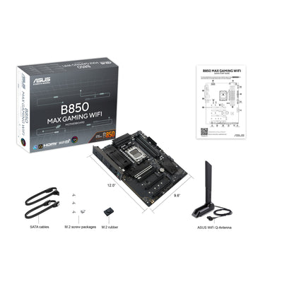 ASUS B850 MAX GAMING WIFI AMD B850 Socket AM5 ATX Motherboard