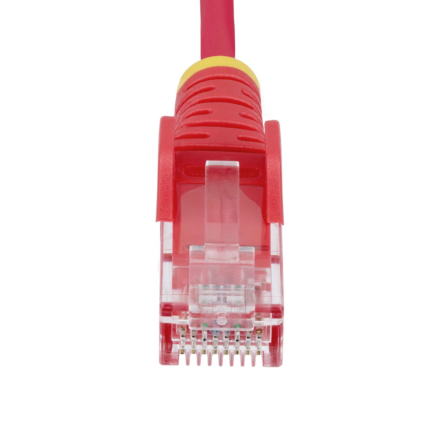 StarTech.com 15m Red Slim CAT6 Ethernet Cable, Snagless, 100W PoE, UTP, LSZH, 28AWG