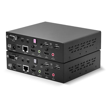 Lindy 100m Cat.6 Dual Head HDMI, USB and RS-232 Extender KVM Switch