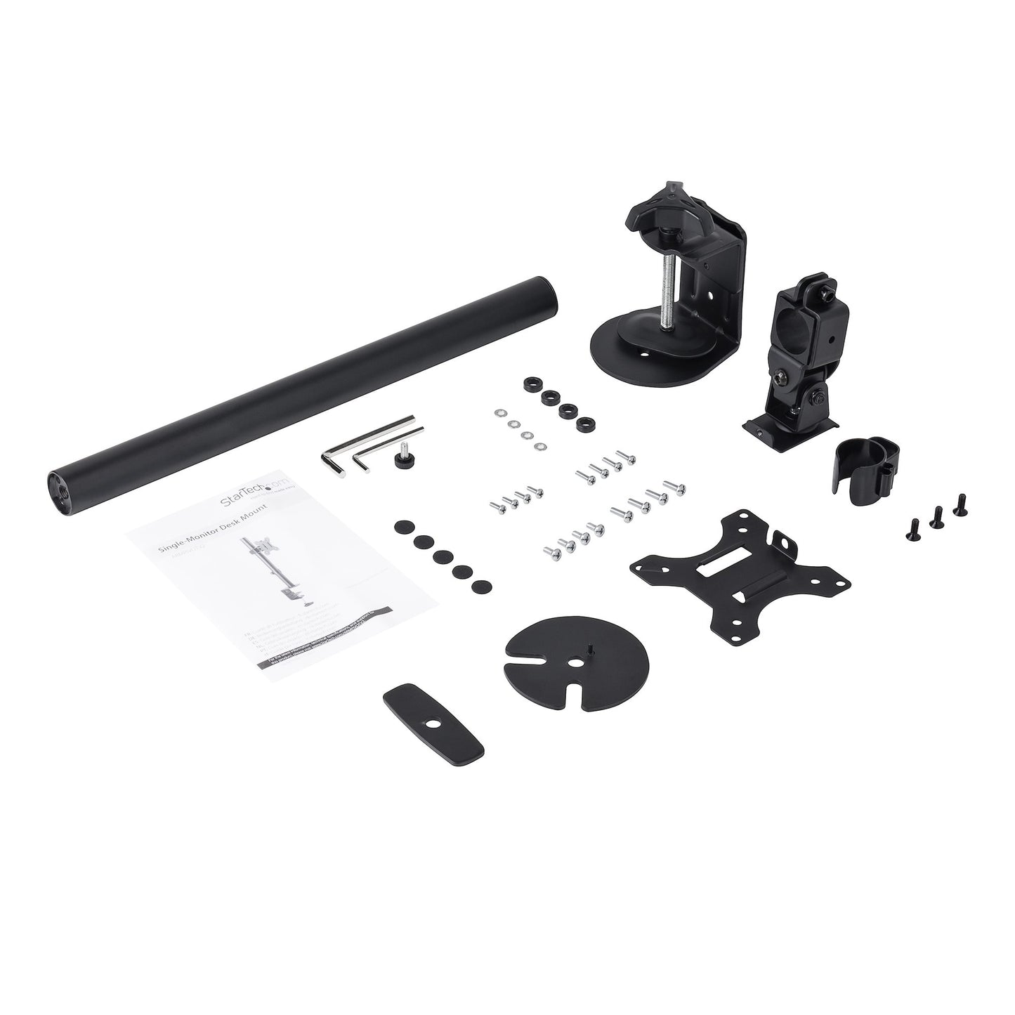 StarTech.com Single Monitor Desk Mount - Single Screen Heavy Duty Pole Mount for up