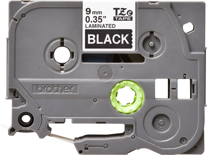 Brother TZE-325 DirectLabel white on black Laminat 9mm x 8m for Brother P-Touch TZ Labels