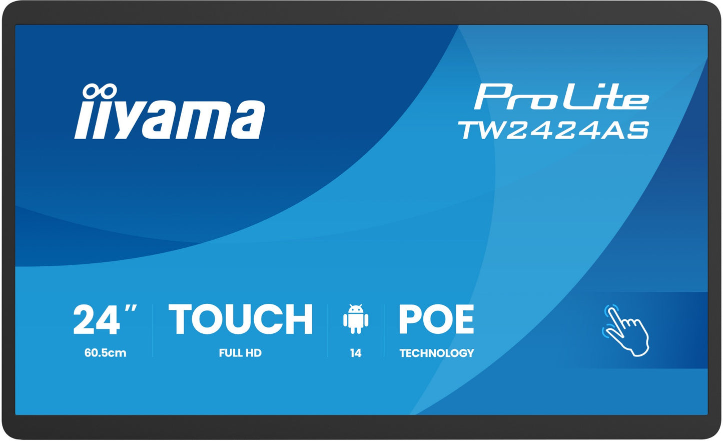 iiyama TW2424AS-B3P Signage Display Interactive flat panel 23.8" Full HD IPS Touch Monitor