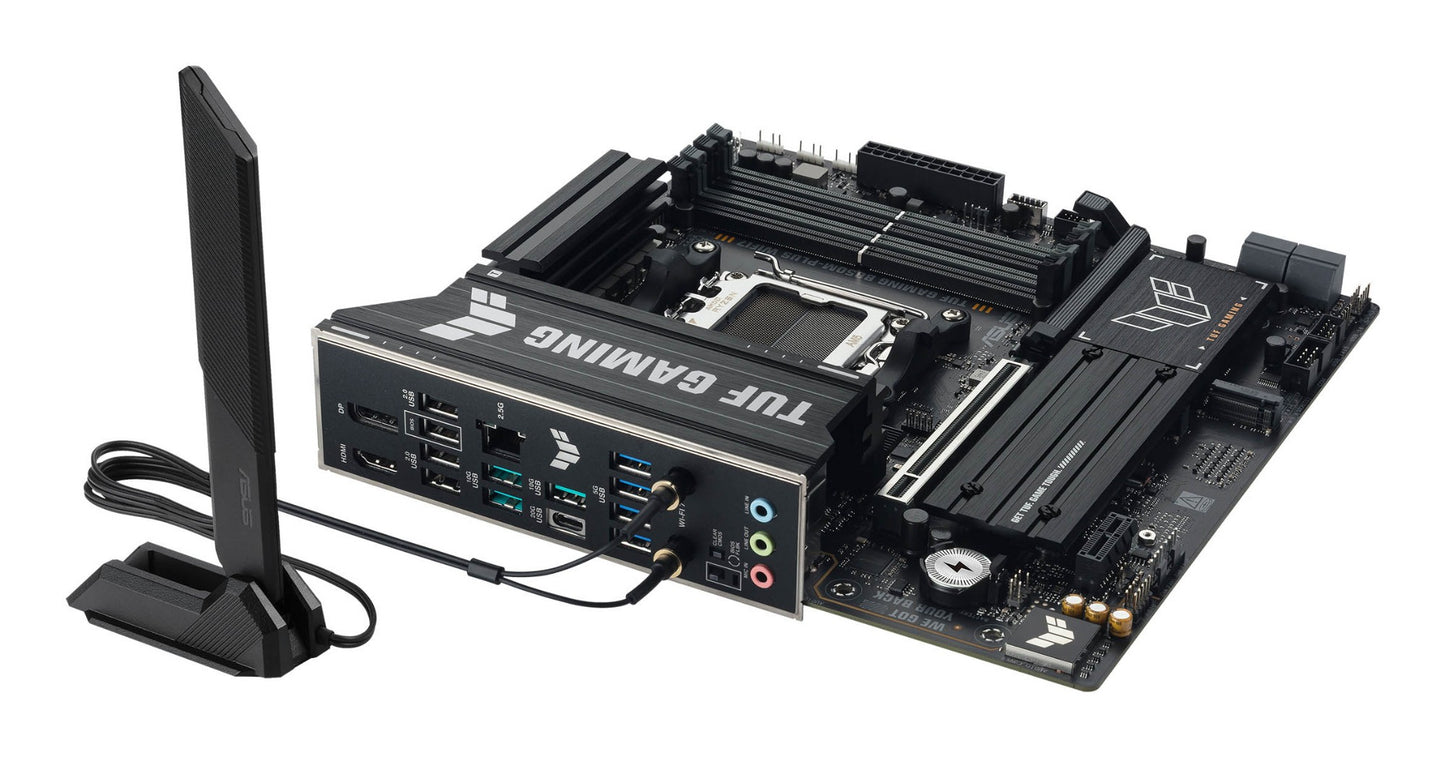 ASUS TUF GAMING B850M-PLUS WIFI7 AMD B850 Socket AM5 micro ATX Motherboard