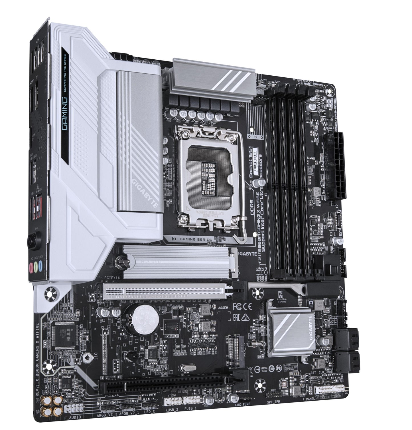 Gigabyte B860M GAMING X WIFI6E Motherboard - Intel Core Ultra Series CPUs, 8+1+2+2