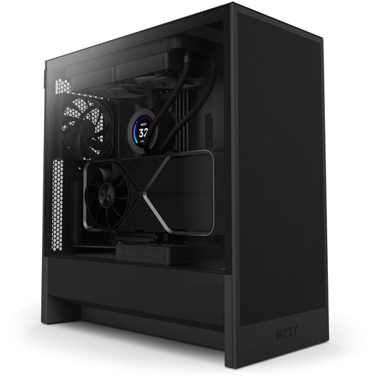 NZXT H5 Flow Midi Tower Black PC Case