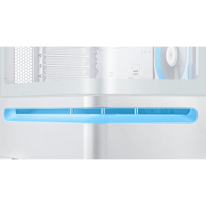 ASUS PRIME AP202 ARGB Mini Tower White PC Case