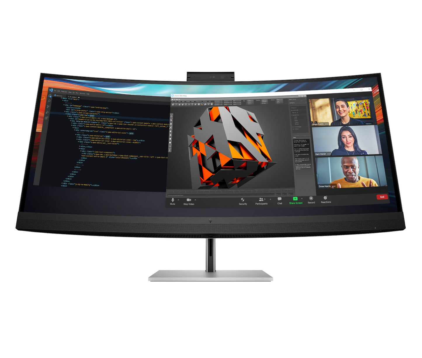 HP Series 7 Pro 740pm 39.7" 5K2K IPS Curved Monitor