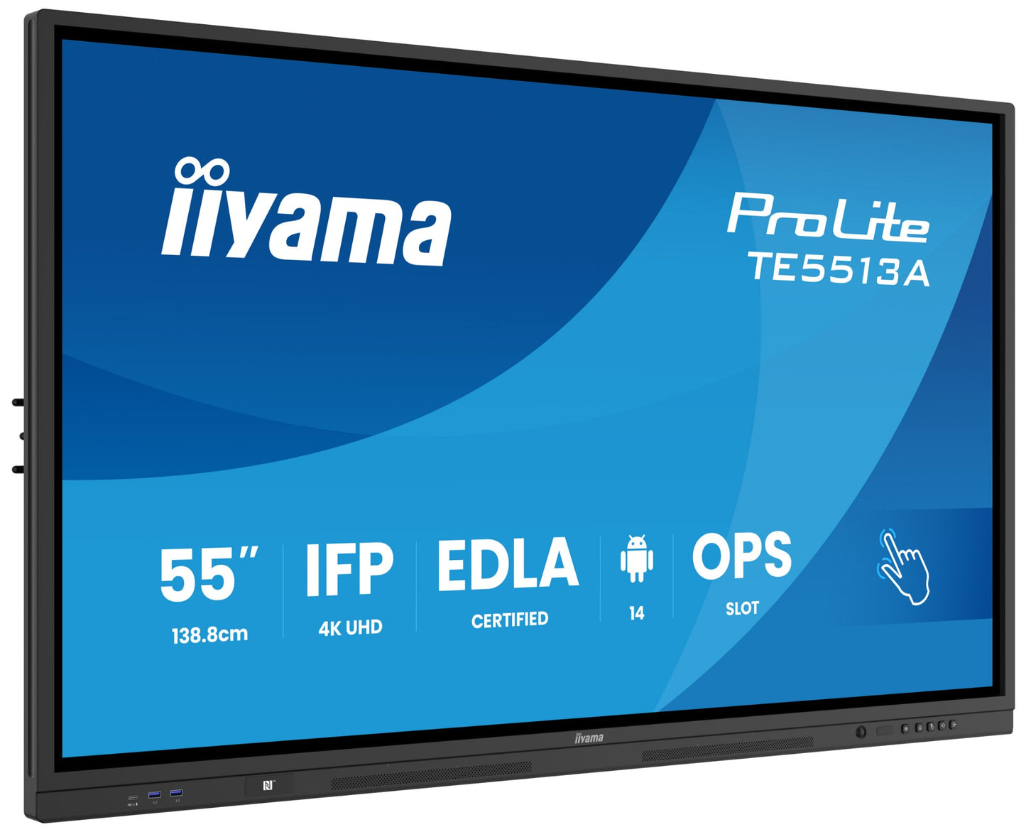 iiyama TE5513A-B2AG Signage Display Interactive flat panel 54.6" 4K UHD IPS Touch Monitor