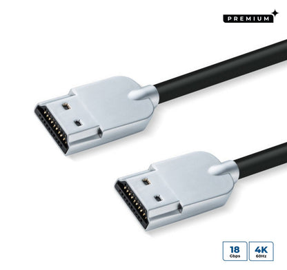 Microconnect HDMISUPERSLIM015M HDMI cable 1.5 m HDMI Type A (Standard) Black