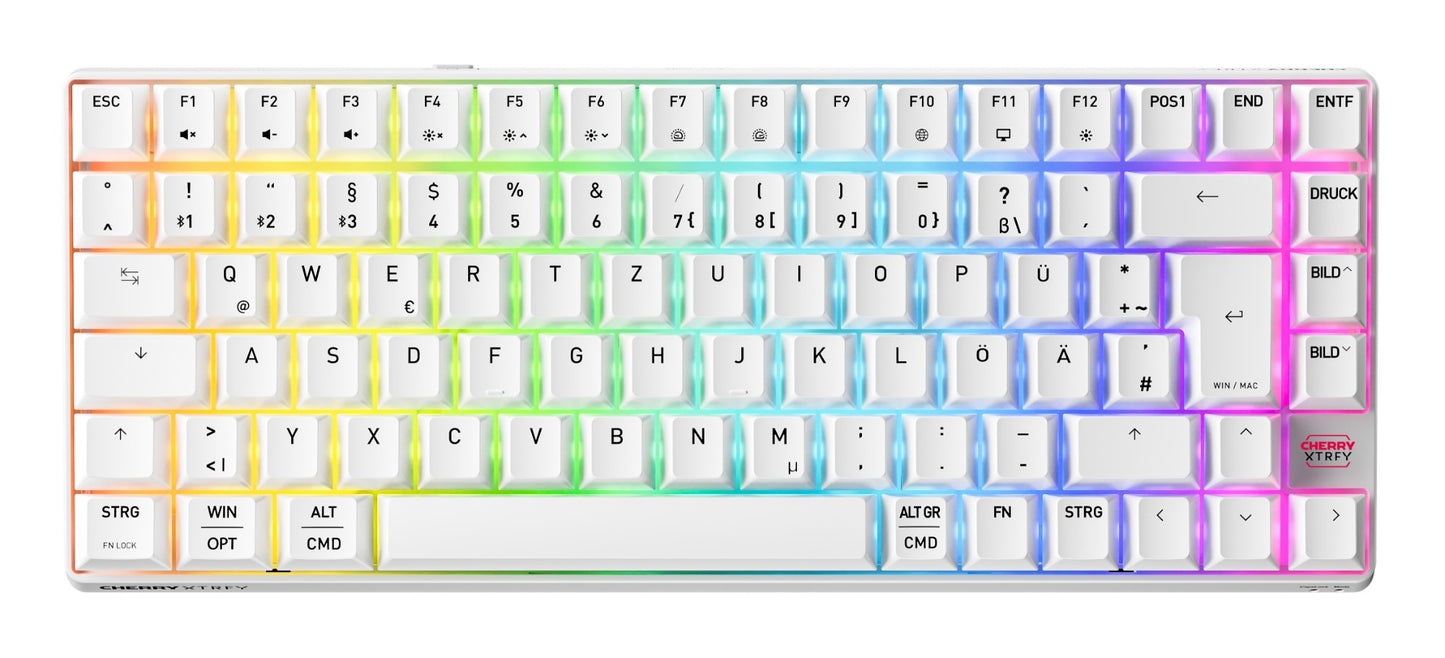 CHERRY XTRFY K33 QWERTZ Wireless Keyboard (White)