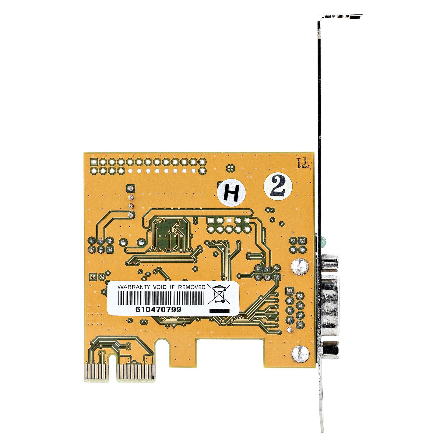 StarTech.com 1-Port PCI Express Serial Card, PCIe to RS232 (DB9) Serial Interface Hub