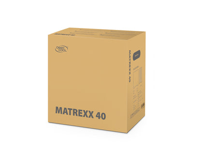 DeepCool MATREXX 40 3FS Micro Tower Black PC Case