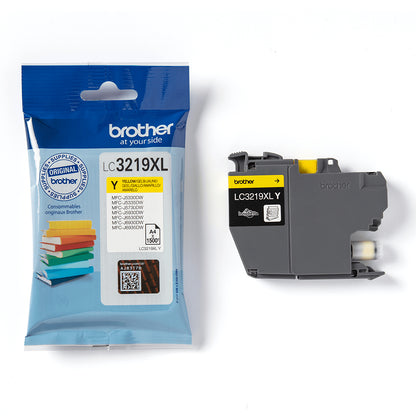 Brother LC-3219XLY Yellow Ink Cartridge (1.5K pages, Brother MFC-J 5330)
