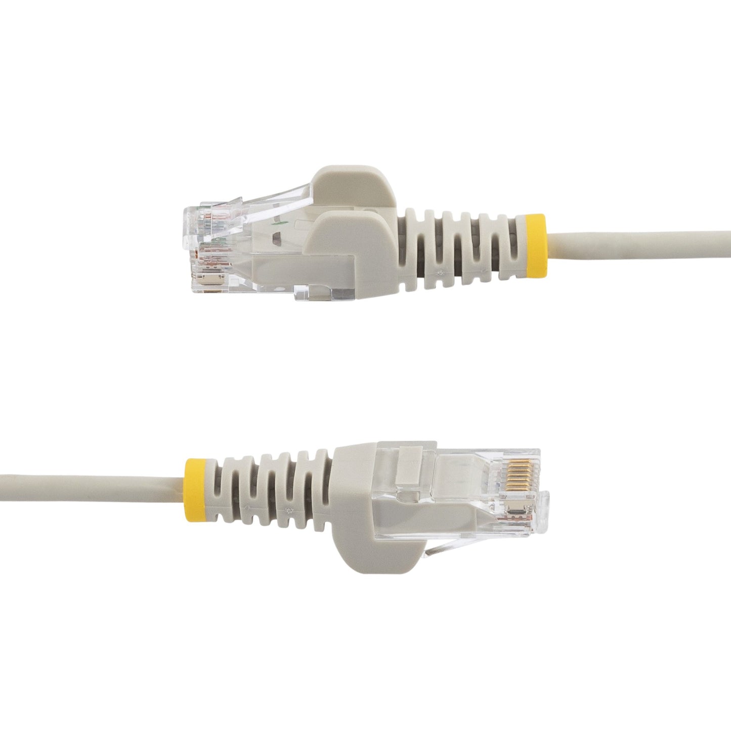 StarTech.com 15m Gray Slim CAT6 Ethernet Cable, Snagless, 100W PoE, UTP, LSZH, 28AWG