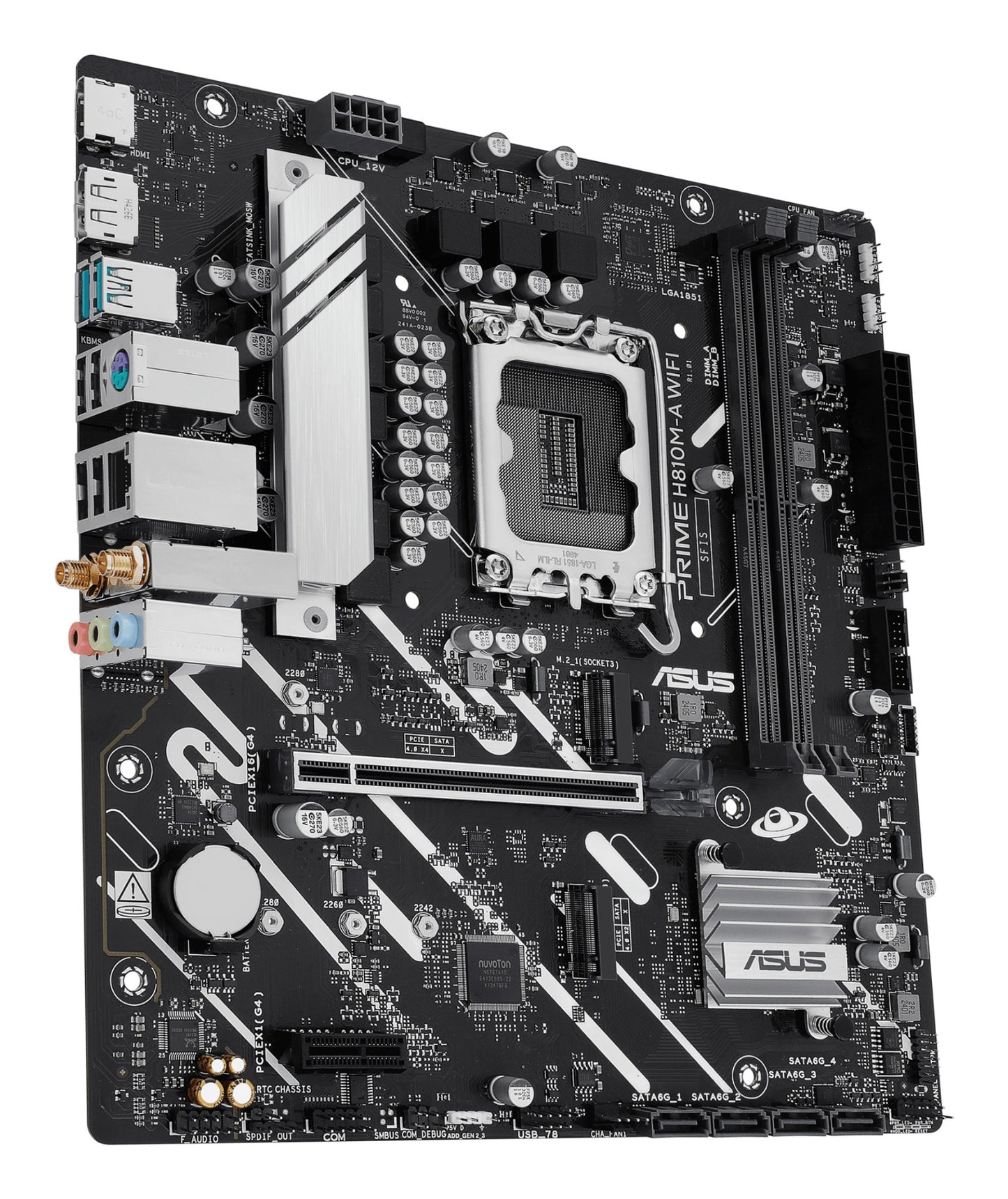 ASUS PRIME H810M-A WIFI Intel H810 LGA 1851 (Socket V1) micro ATX Motherboard