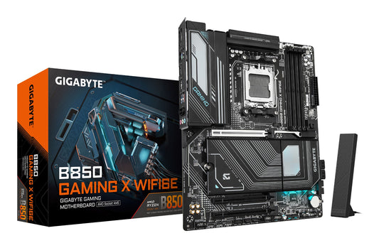 Gigabyte B850 GAMING X WIFI6E Motherboard - AMD Ryzen 9000 Series CPUs, 12+2+2