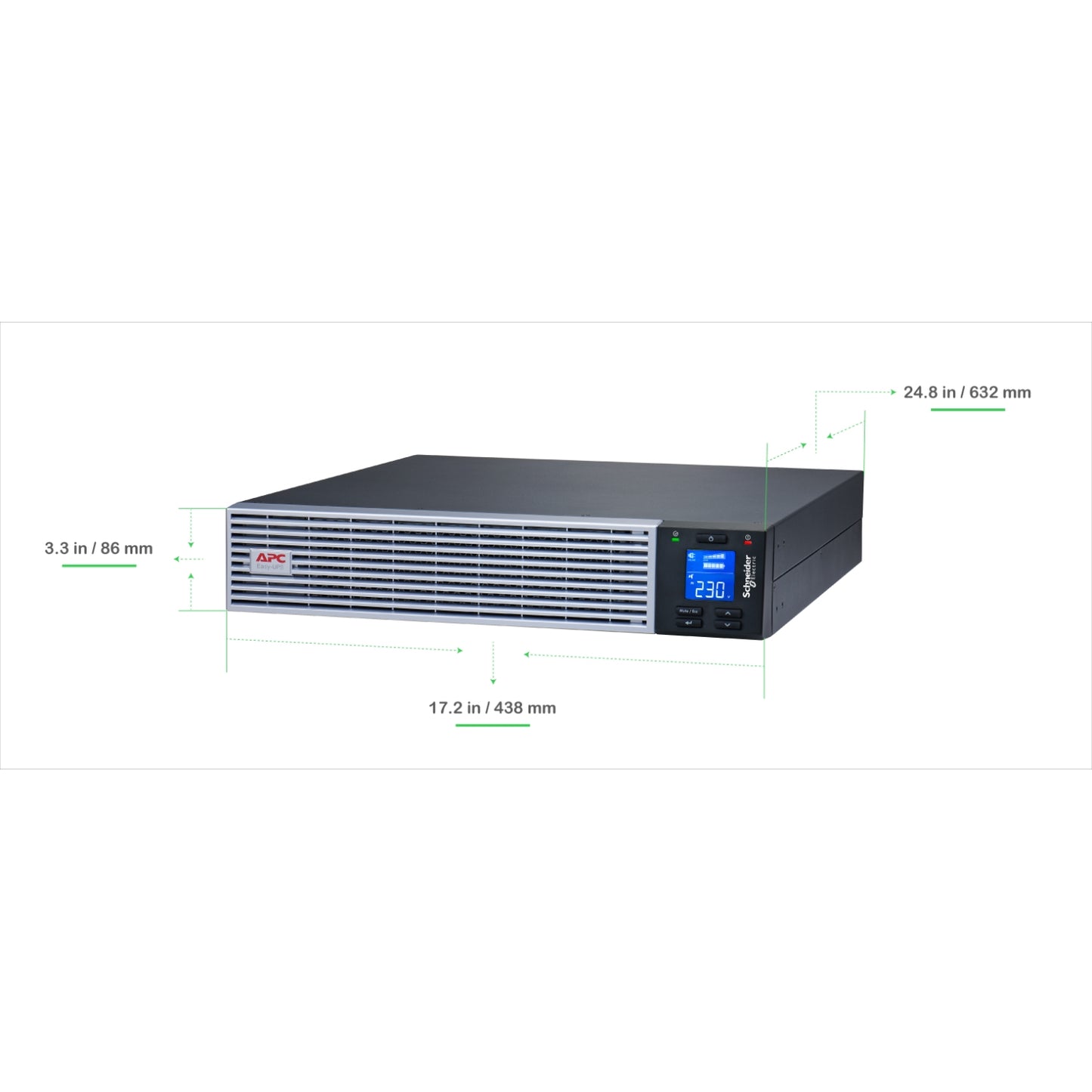 APC Easy UPS 3kVA Online Rackmount UPS