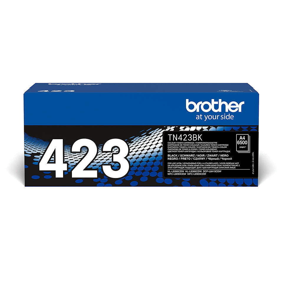 Brother TN-423BK Black Toner Cartridge (6.5K pages)