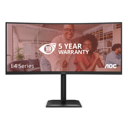 AOC E4 CU34E4CV 34" UWQHD VA 120Hz Curved Monitor