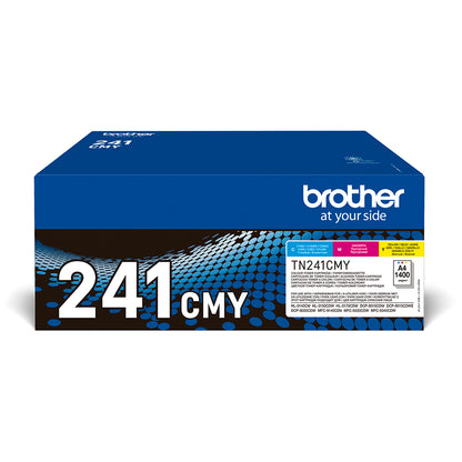 Brother TN-241CMY Toner Cartridge (1.4K pages, Brother HL-3140)