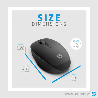 HP Dual Mode 300 Wired Mouse