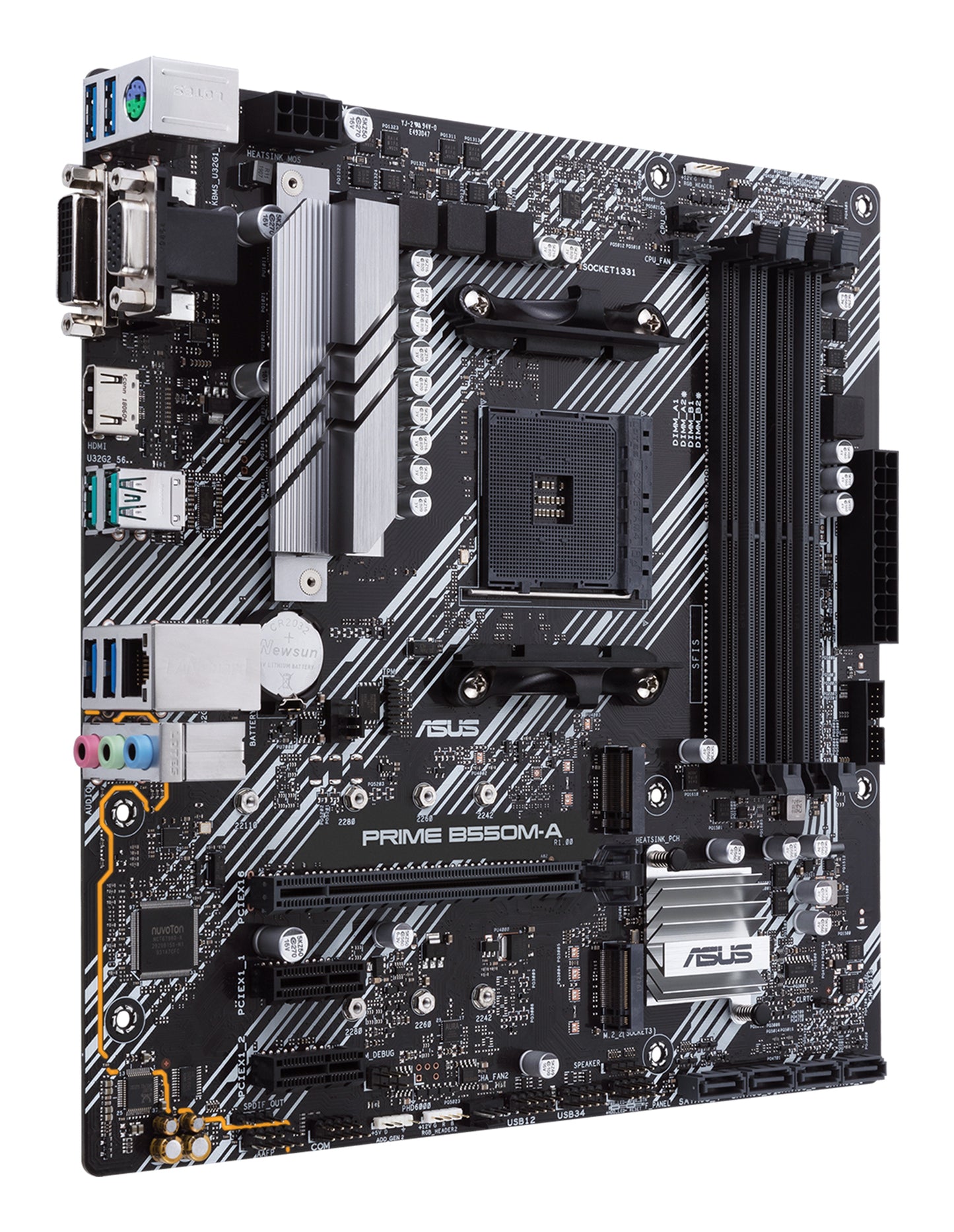 ASUS PRIME B550M-A AMD B550 Socket AM4 micro ATX Motherboard