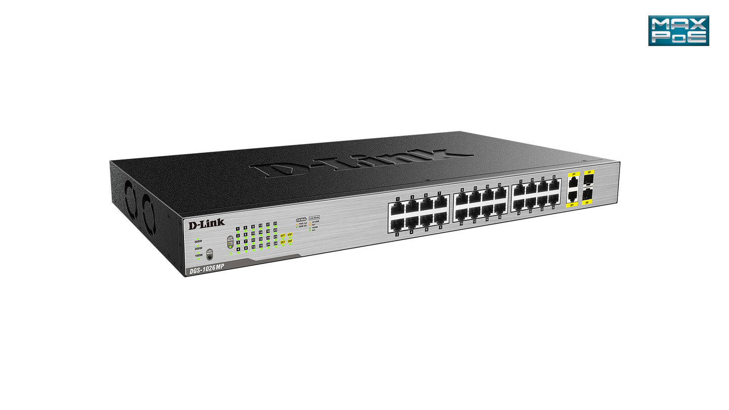 D-Link 24-Port Desktop Gigabit Switch PoE