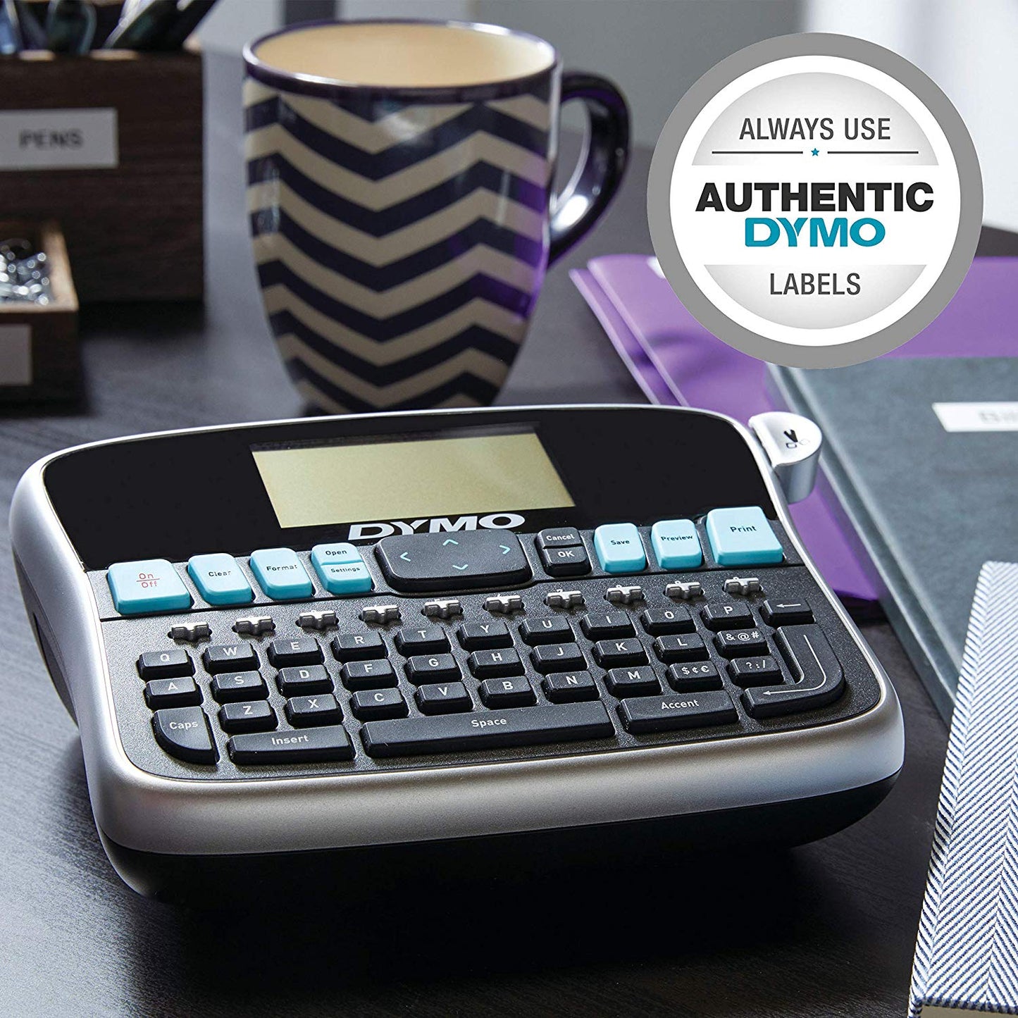 DYMO LabelManager Desktop Label Maker | 360D Rechargeable Hand-Held Label Label Printer