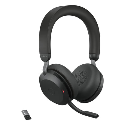 Jabra Evolve2 75 - USB-A UC with Desk Stand - Black Headset