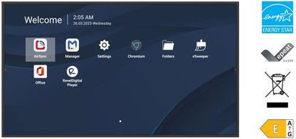 ViewSonic 75" 4K Commercial Display with ProAV Integration 4K UHD Monitor