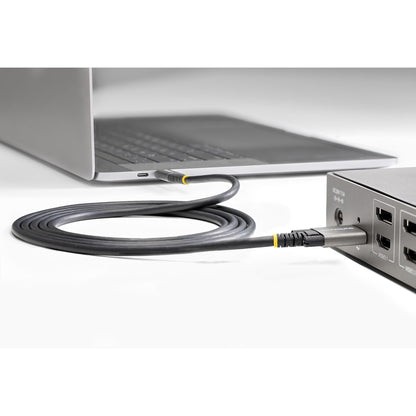 StarTech.com 20in (50cm) USB-C Cable, Side Screw Locking, USB 10Gbps, 100W (5A)