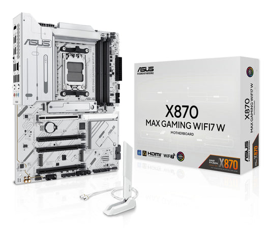 ASUS X870 MAX GAMING WIFI7 W AMD X870 Socket AM5 ATX Motherboard