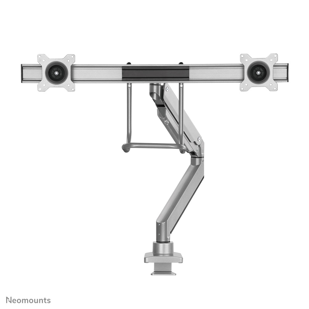 Neomounts NM-D775DXSILVER Monitor arm 10-32" - gas spring - Topfix - 180°-stop