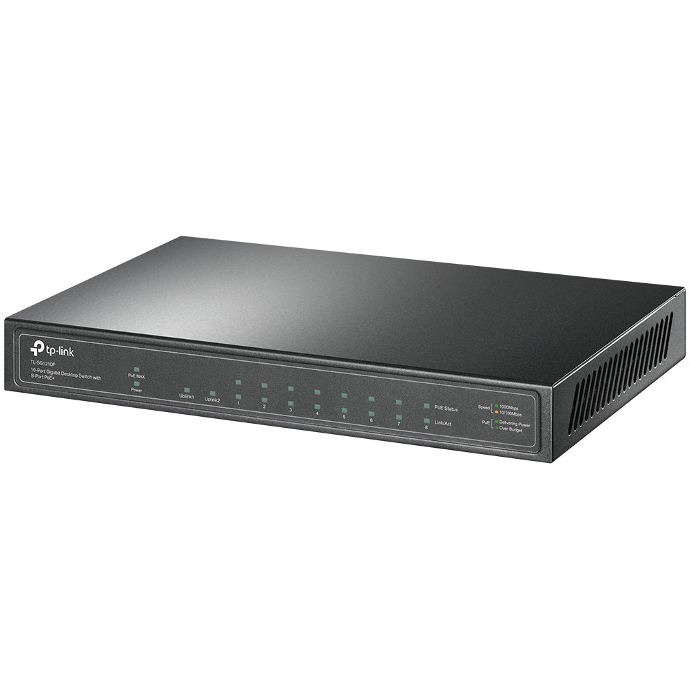 TP-LINK TL-SG1210P network switch PoE