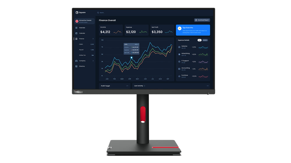 Lenovo ThinkVision T22i-30 21.5" Full HD IPS Monitor