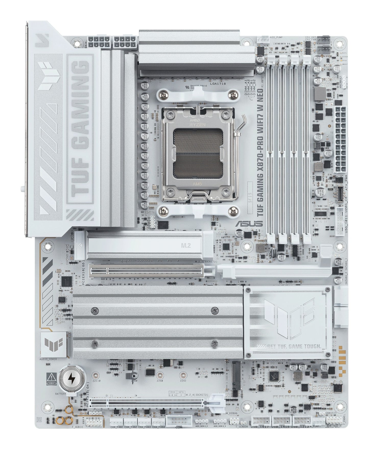 ASUS TUF GAMING X870-PRO WIFI7 W NEO AMD X870 Socket AM5 ATX Motherboard
