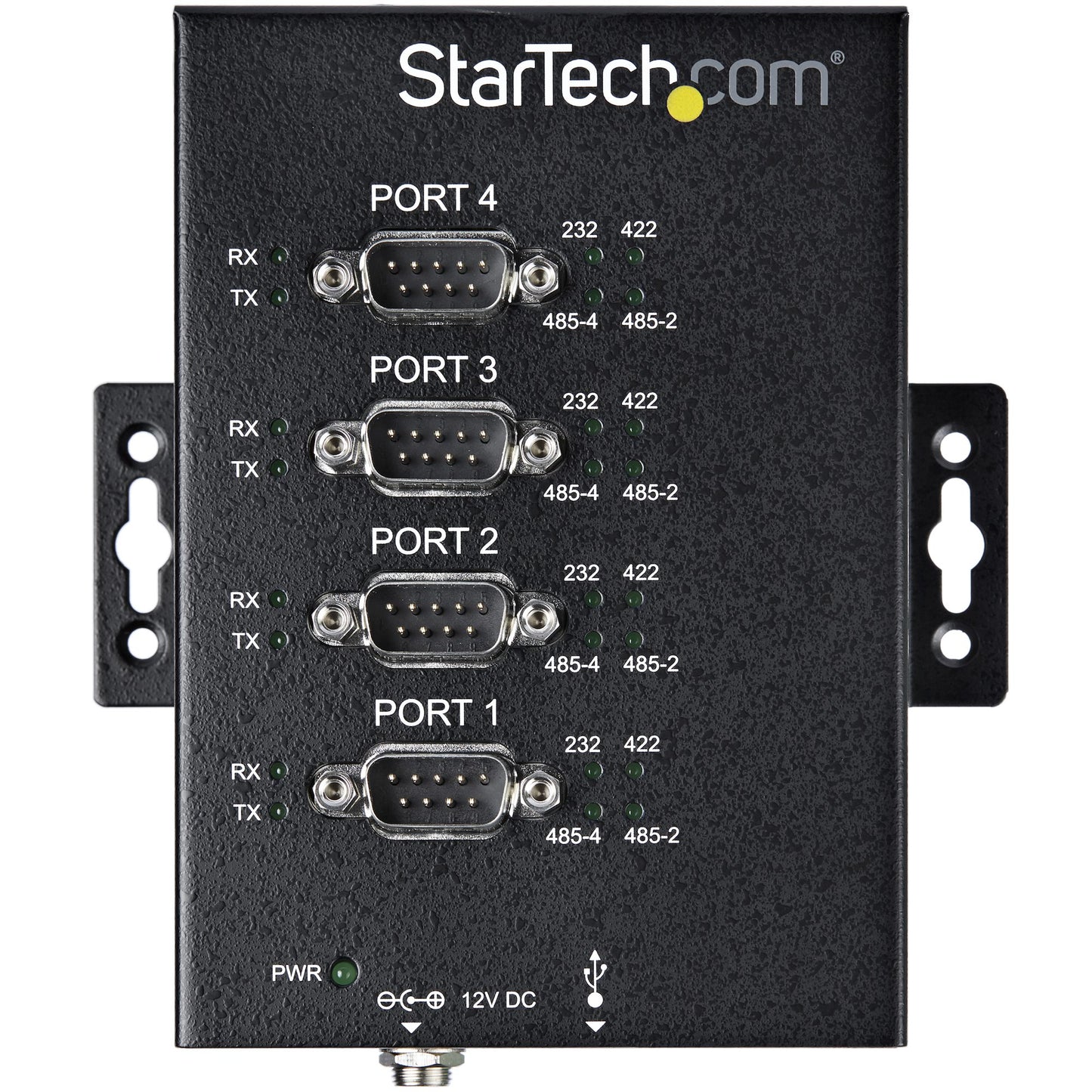 StarTech.com 4 Port Serial Hub USB to RS232/RS485/RS422 Adapter - Industrial USB 2.0