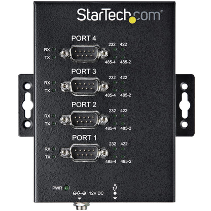 StarTech.com 4 Port Serial Hub USB to RS232/RS485/RS422 Adapter - Industrial USB 2.0