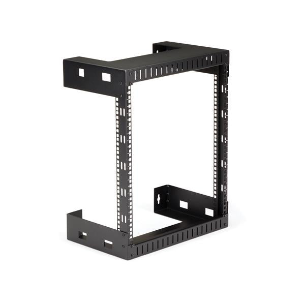 StarTech.com 2-Post 12U Heavy-Duty Wall-Mount Network Rack, 19" Open Frame Server